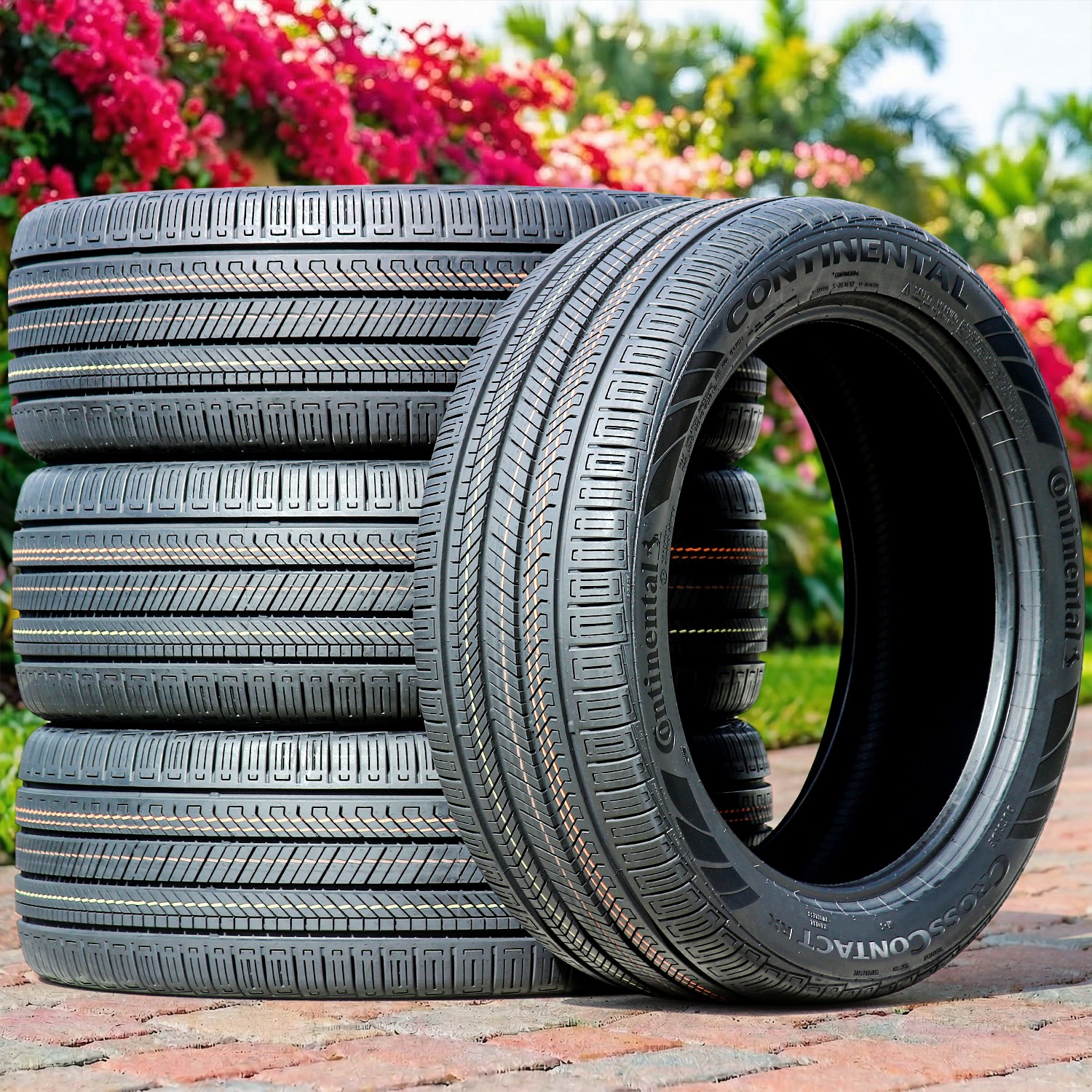 4 Tires Continental CrossContact RX EV Ready (OE) 255/45R20 105H XL All Season