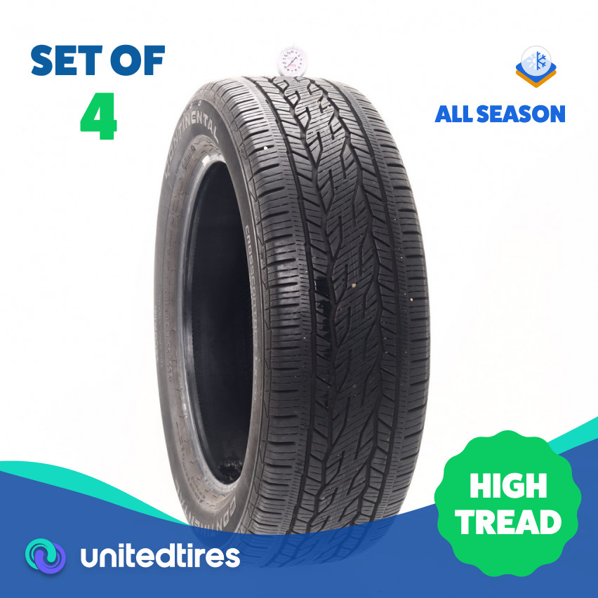 Set of (4) Used 255/55R20 Continental CrossContact LX20 107H – 8.5-9.5/32
