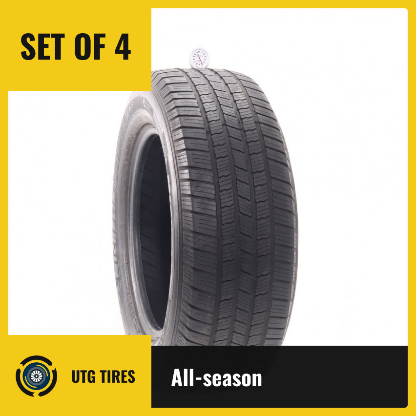 Set of (4) Used 265/60R18 Michelin Defender LTX M/S 110T – 6-7.5/32 (N7ZV)