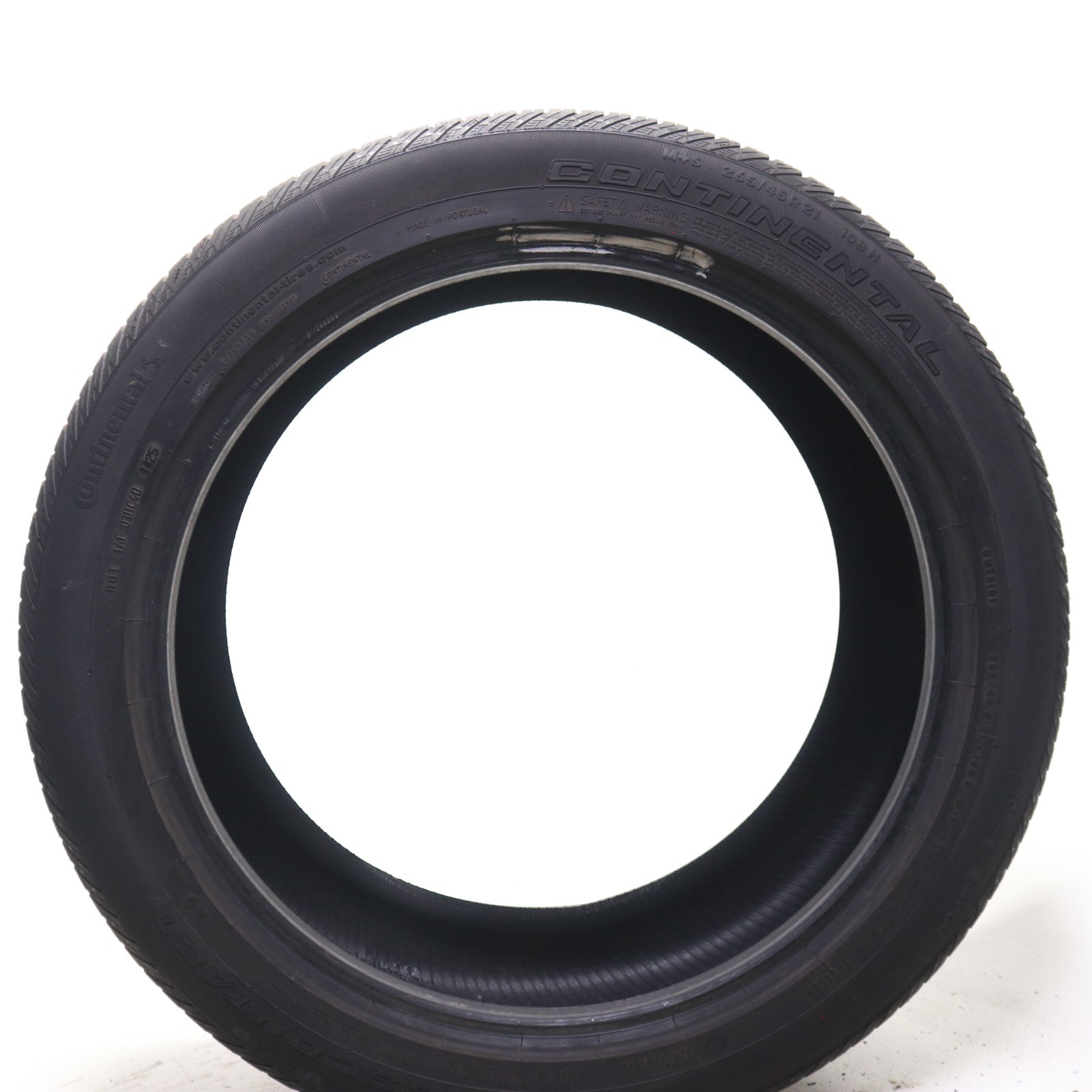 Set of 2 Used 265/45R21 Continental CrossContact LX Sport AO – 108H – 8.5-9/32