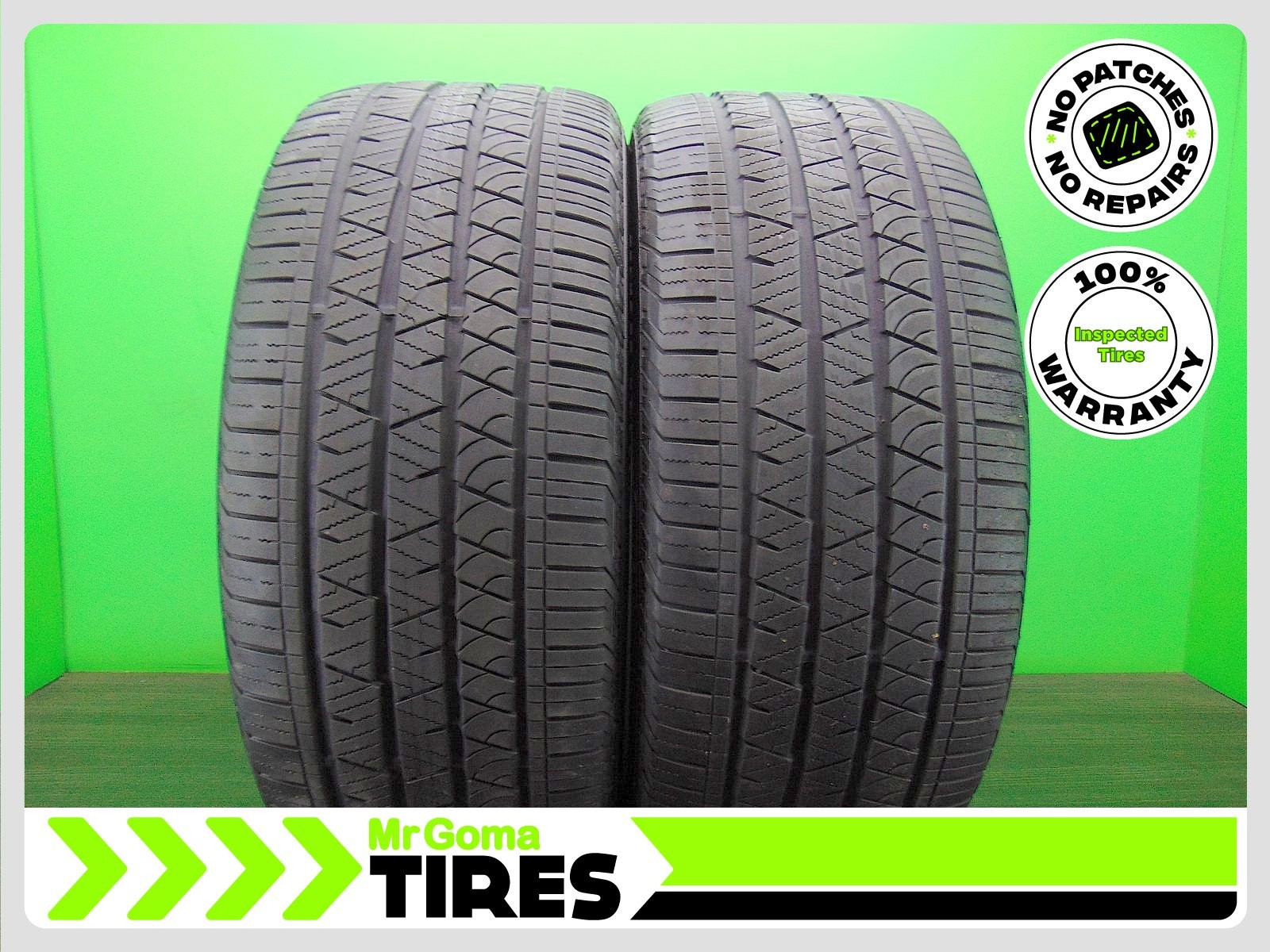 2 275/45R20 USED TIRES CONTINENTAL CROSSCONTACT LX SPORT SSR RFT XL 8.0/32 TREAD