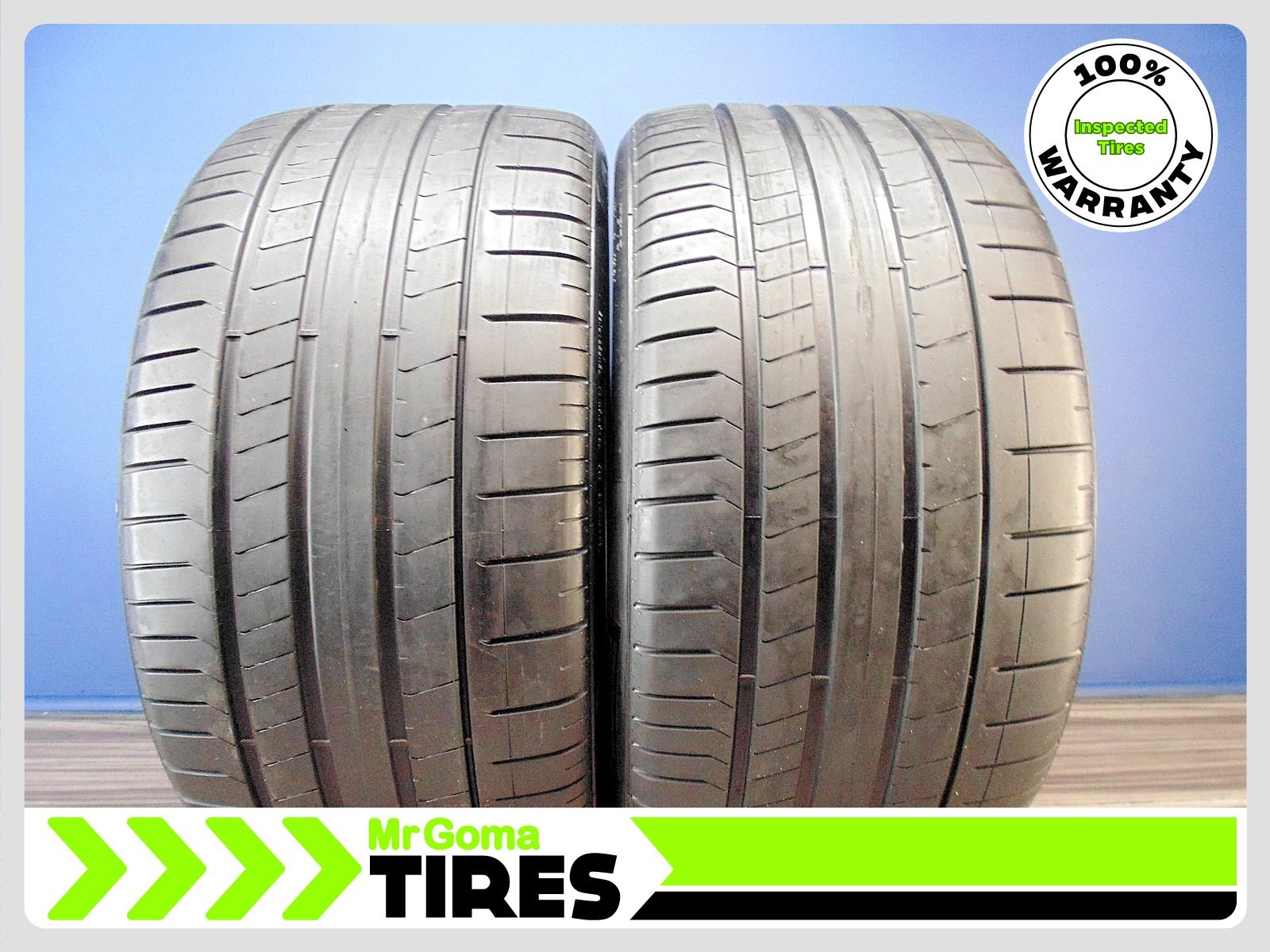 2 PIRELLI P ZERO PZ4 MO 315/40R21 USED TIRES 6.8/32 TREAD MERCEDES PZERO 3154021