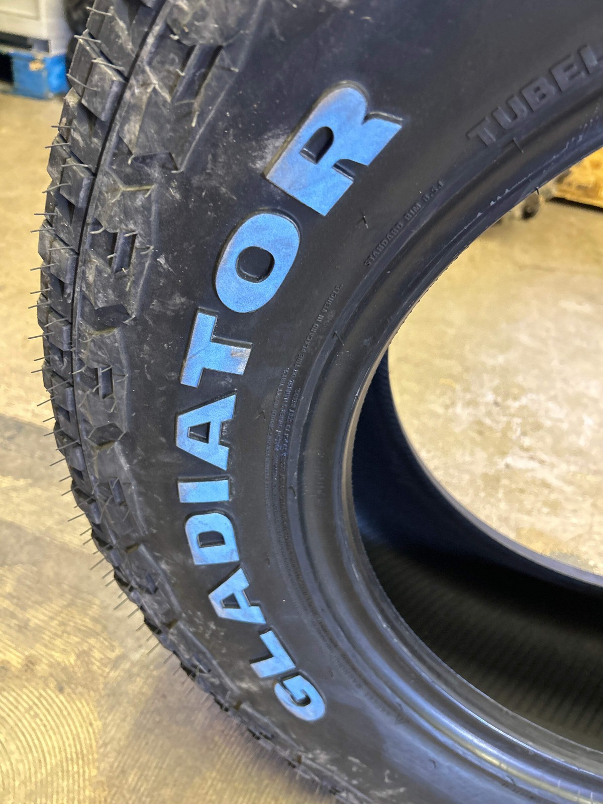 GLADIATOR XCOMP A/T OWL LT 285 70 17 126/123Q 10PLY ALL TERRAIN TIRE 1932367784