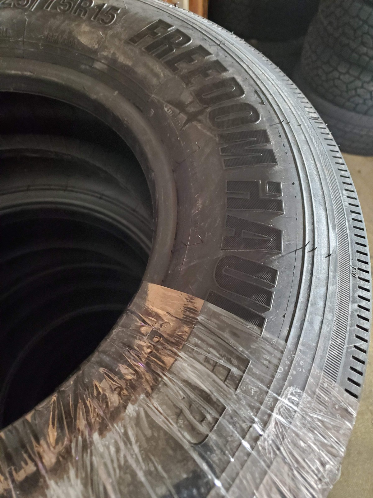 FREEDOM HAULER DUTYMAX BSW LT 225 75 15 124/121L 14PLY TRAILER TIRE FHST13A
