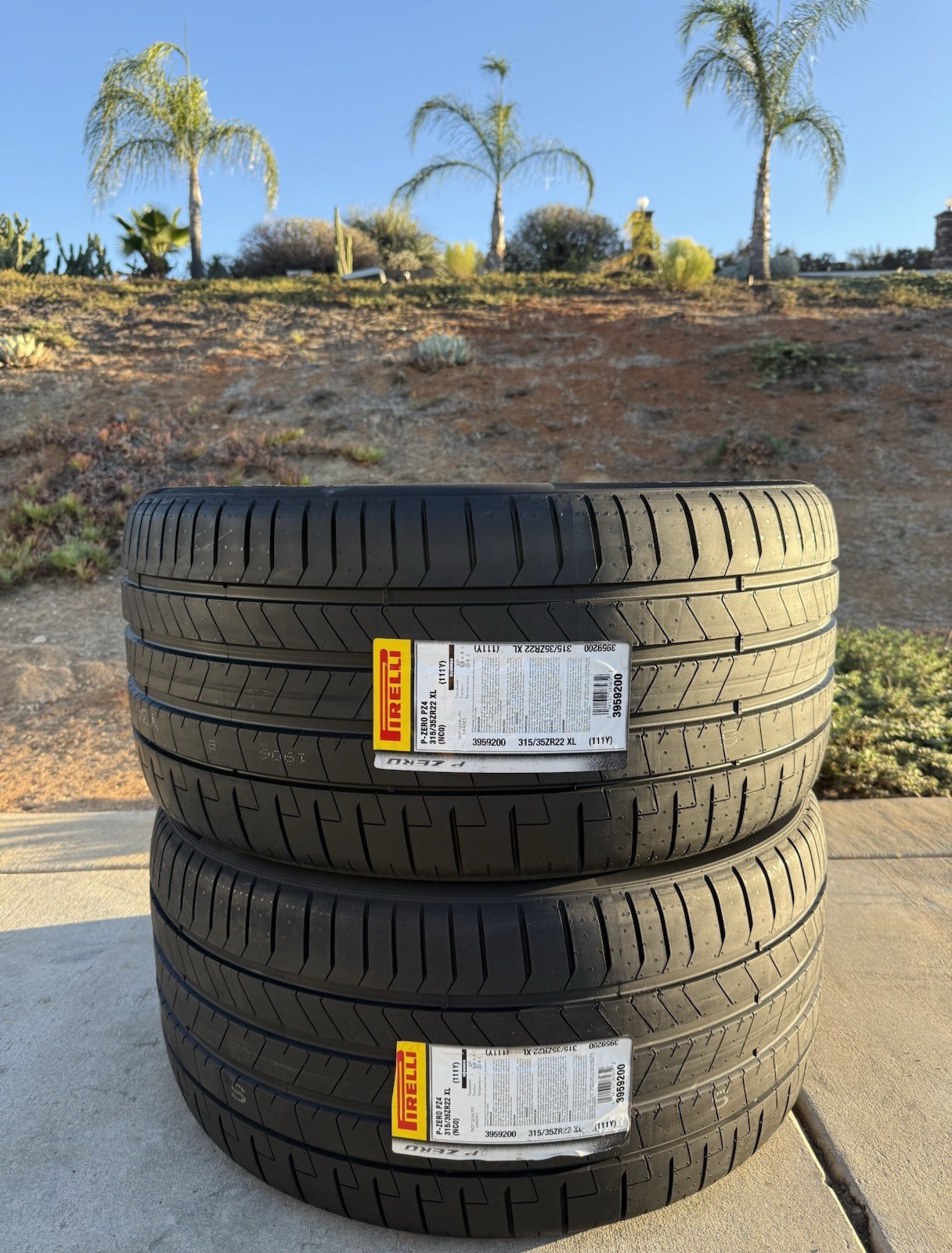 TWO BRAND NEW 315/35ZR22 111Y Pirelli P Zero PZ4 Sport NC0 Porsche Cayenne Tires
