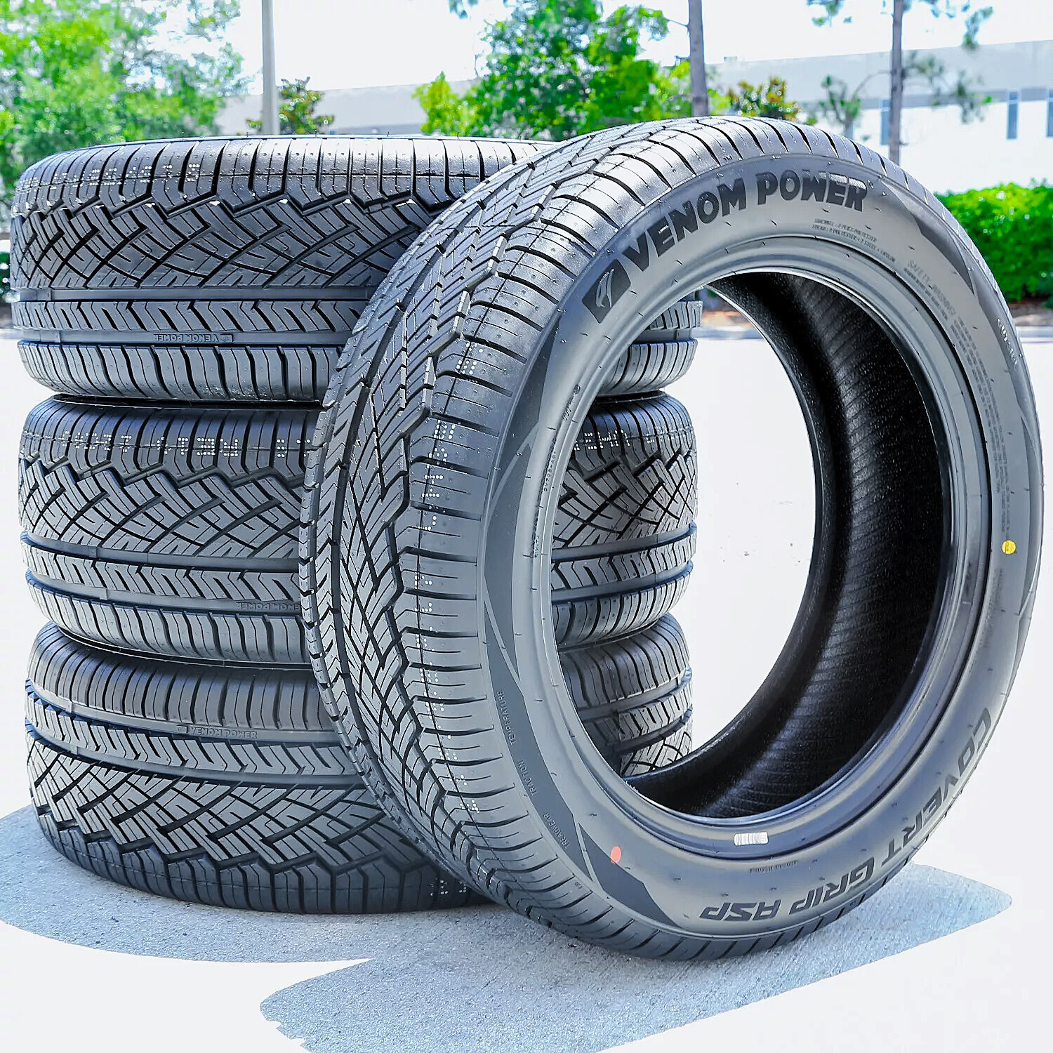 4 Tires Venom Power Covert Grip ASP 235/40ZR18 235/40R18 95W XL A/S Performance