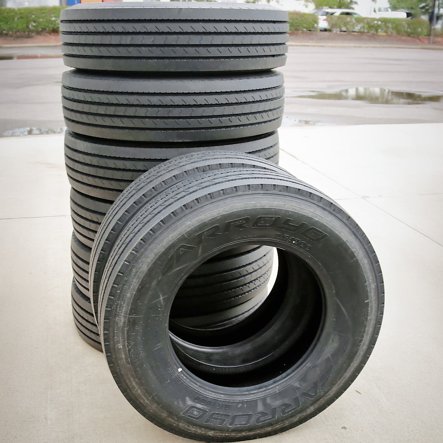 2 Tires Arroyo AR1000 255/70R22.5 Load H 16 Ply Steer M+S All Steel Commercial