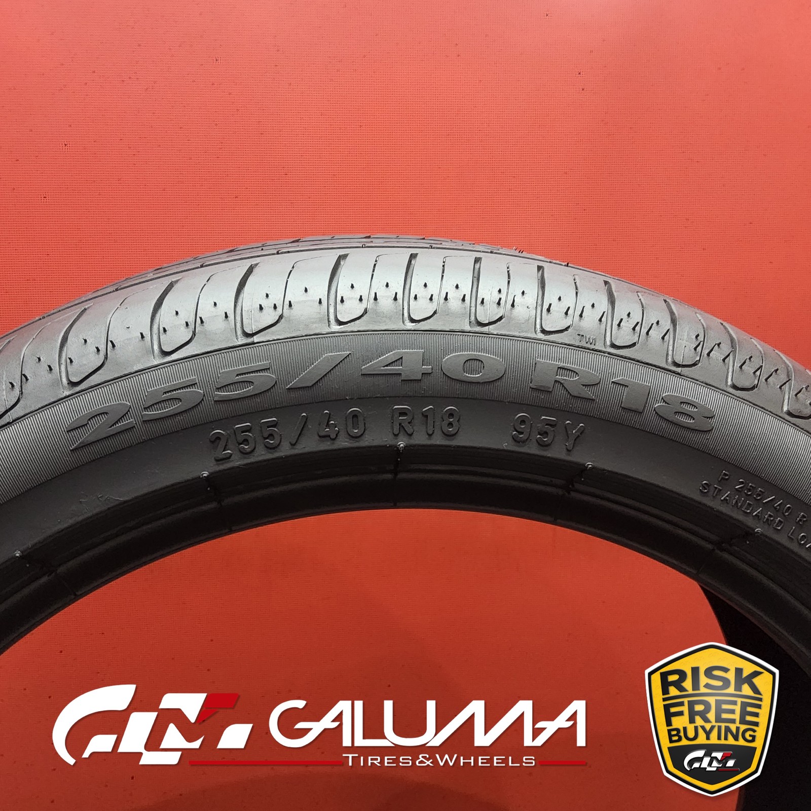1 Tire Pirelli Cinturato P7 RunFlat 255/40R18 2554018 95Y No Repair #95948