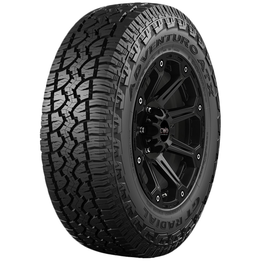 (QTY 5) P255/70R16 GT Radial Adventuro ATX 109T SL Black Wall Tires