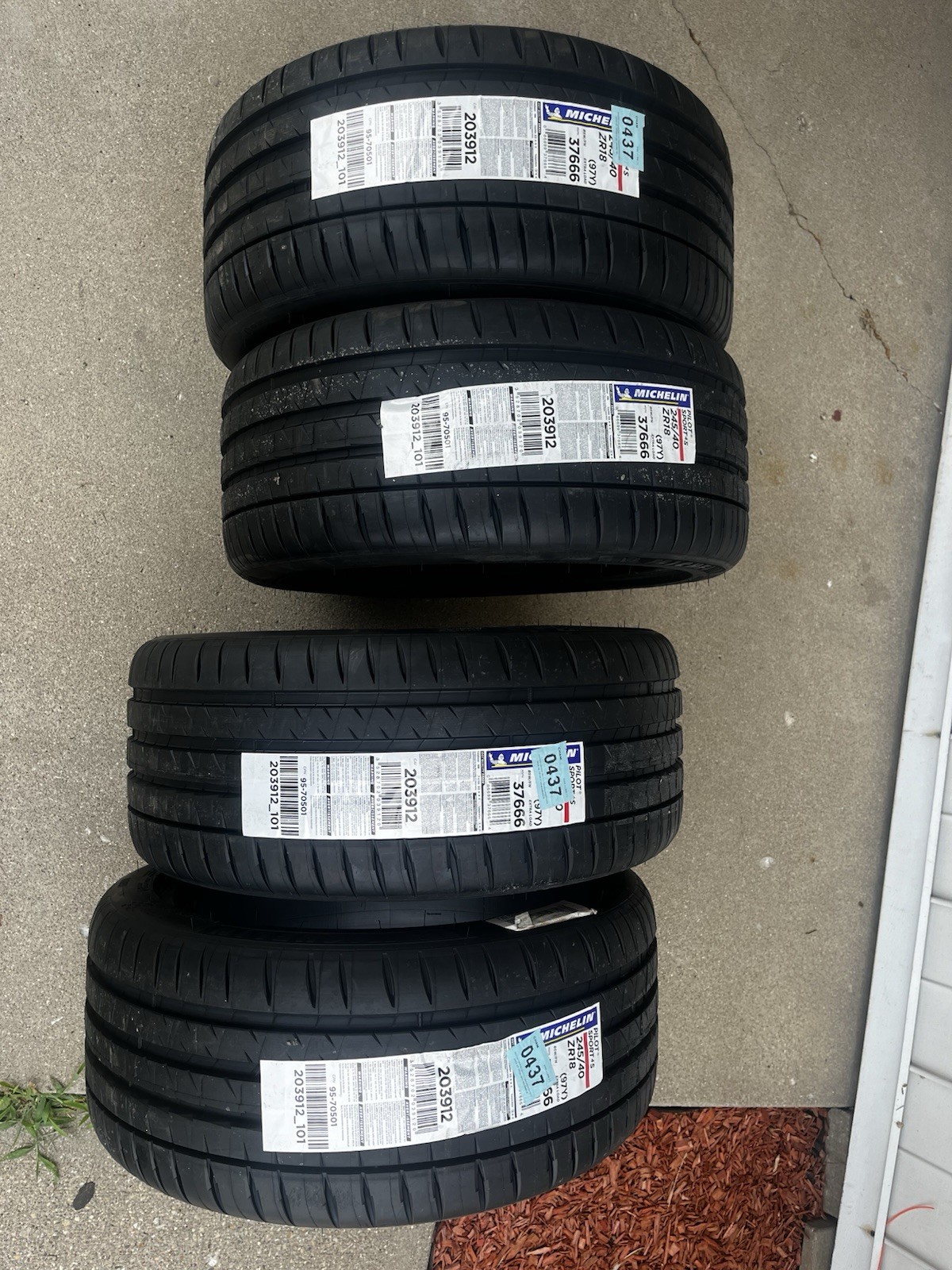 Michelin pilot sport 4s summer tires these