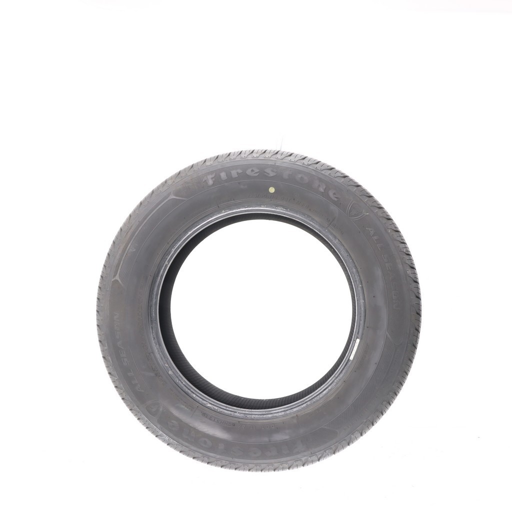 Set of (4) Used 225/60R16 Firestone All Season (Firestone) 98T – 7-8.5/32