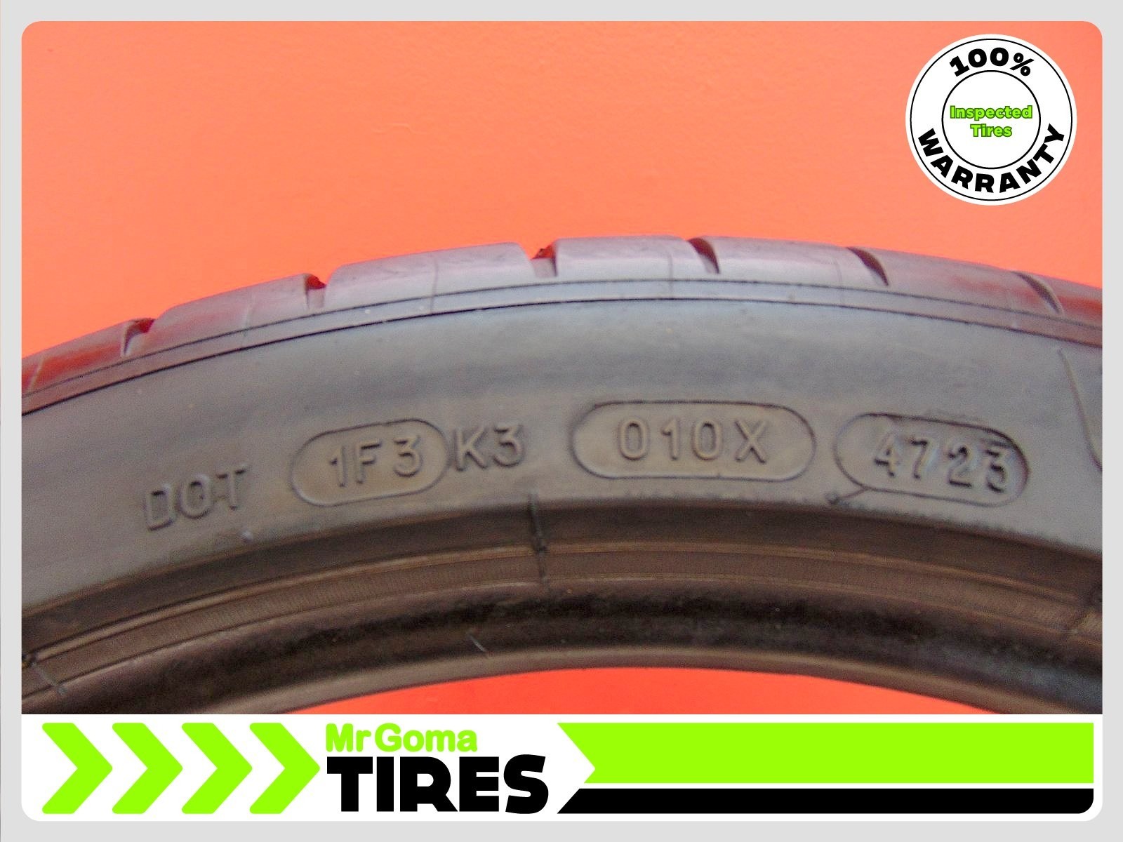 1 MICHELIN PILOT SPORT 4S T2 ACOUSTIC XL 245/35ZR19 USED TIRES 7.5/32 TREAD 93Y