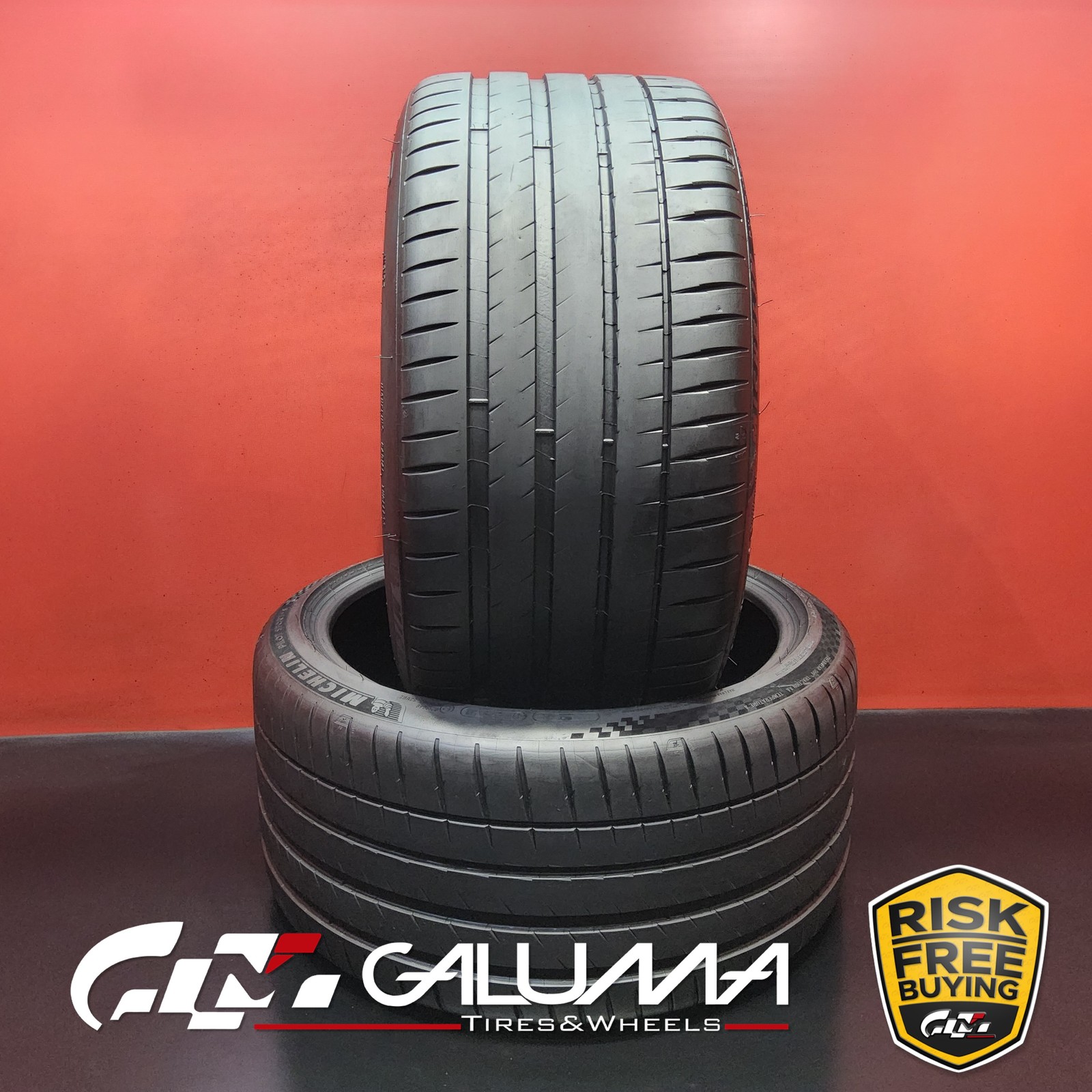 Set of 2 Tires LikeNEW Michelin Pilot Sport 4S MO1A 305/30ZR21 No Repairs #96210