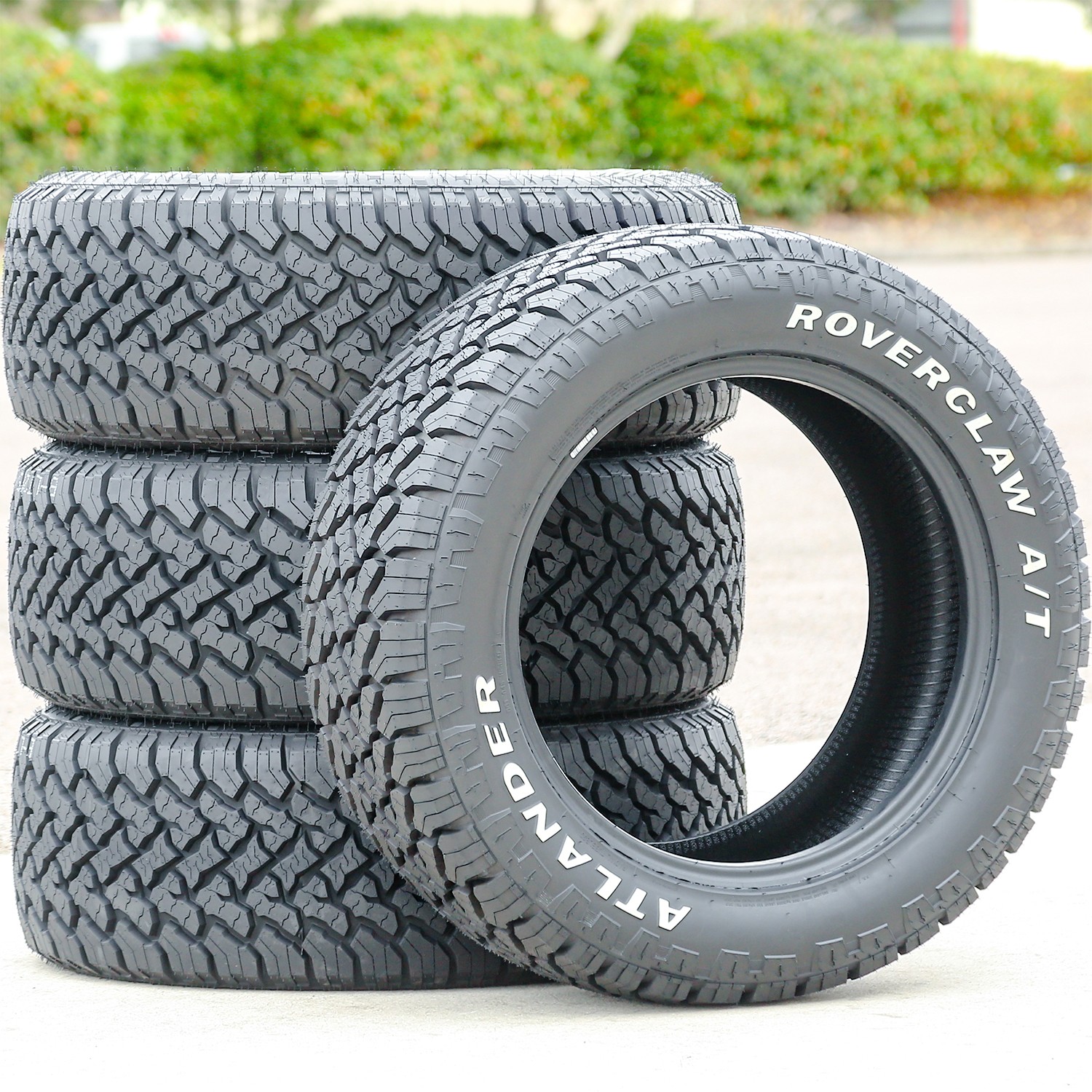 2 Atlander Roverclaw A/T 33X12.50R20 119S F 12 Ply (RWL) Light Truck Tires