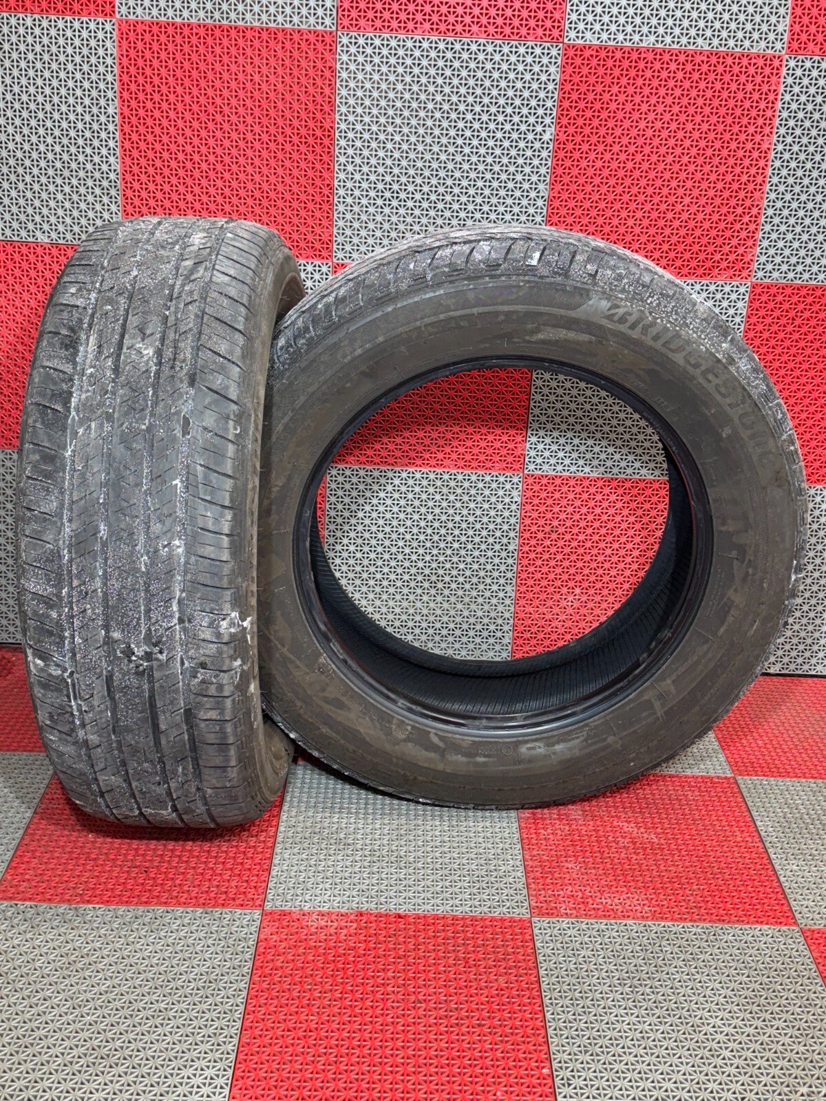 2x Used 235/60 R18 Bridgestone Ecopia H/L 422 Plus Tires 6/32 Tread 235/60/18