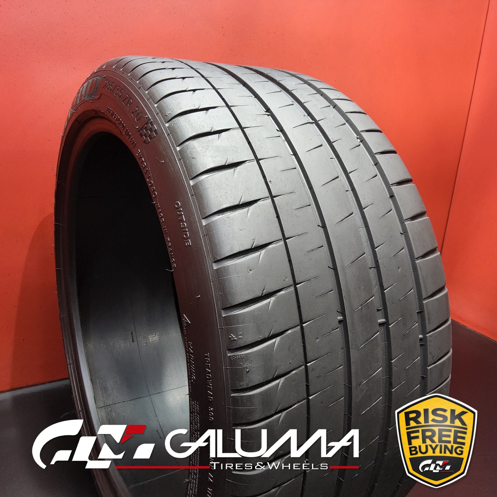 1 Tire LikeNEW Michelin Pilot Sport 4S ★ XL 285/35ZR20 2853520 No Repairs #96074