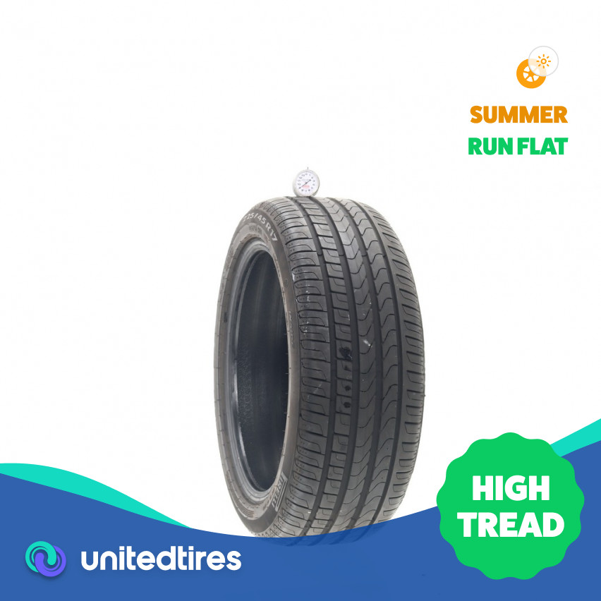 Used 225/45R17 Pirelli Cinturato P7 Run Flat 91Y – 9/32
