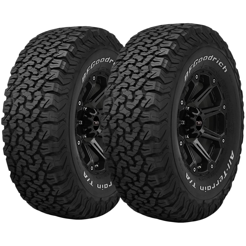 (QTY 2) LT235/70R16 BFG All-Terrain T/A KO2 104/101S LRC White Letter Tires