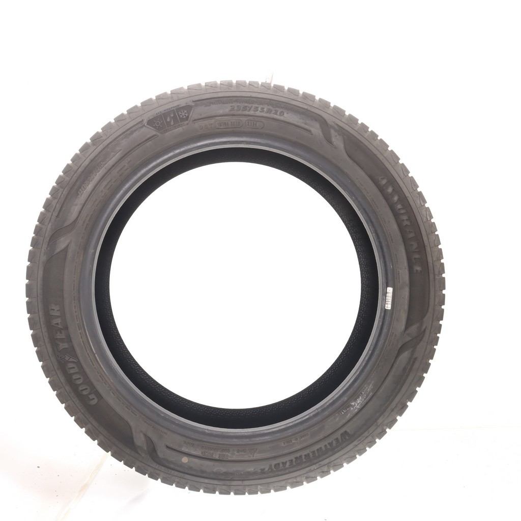 Set of (4) Used 235/55R20 Goodyear Assurance WeatherReady 2 102V – 7/32