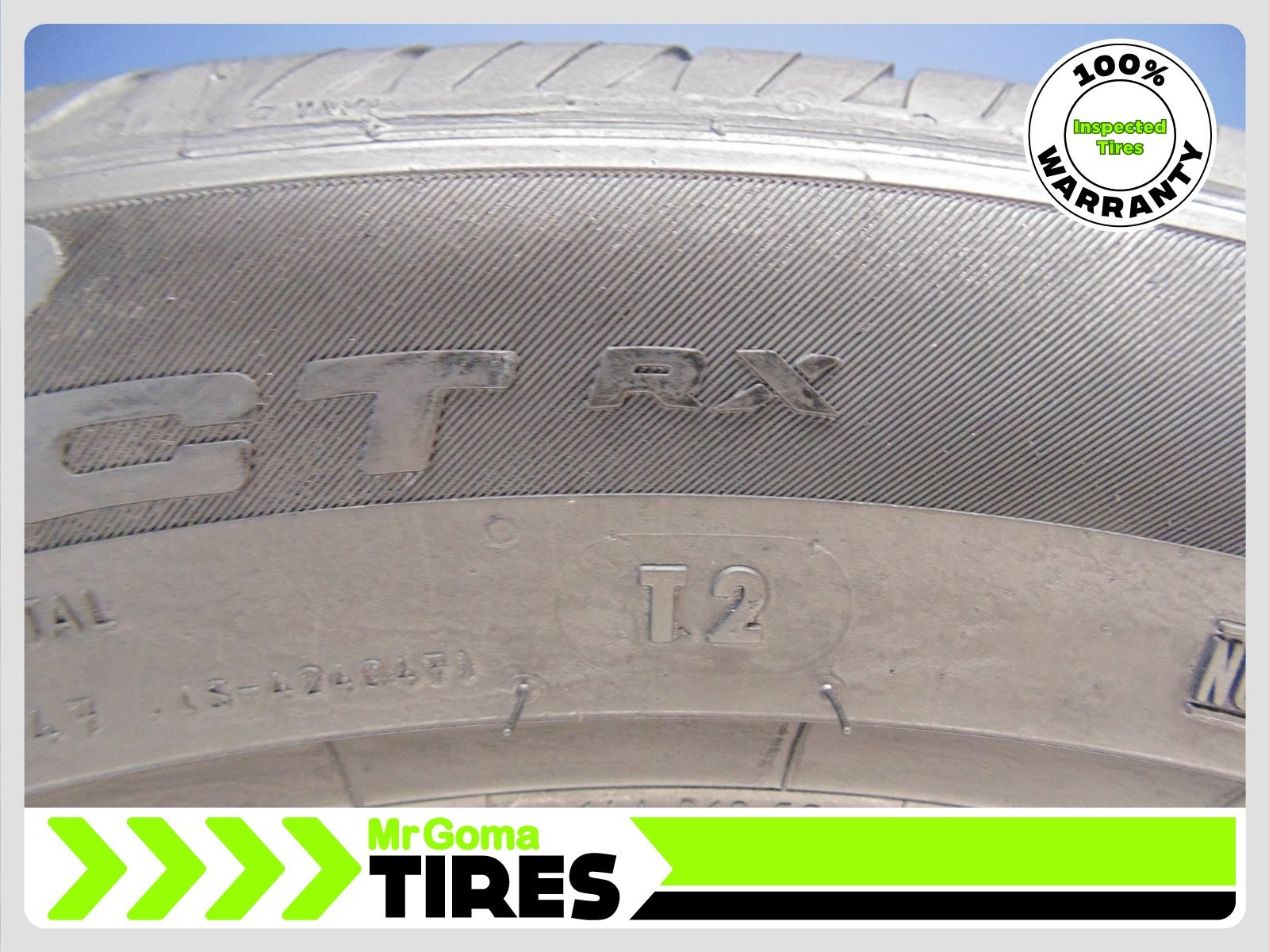 2 CONTINENTAL PROCONTACT RX T2 XL 255/45R19 USED TIRES 6.7/32 TREAD 2554519