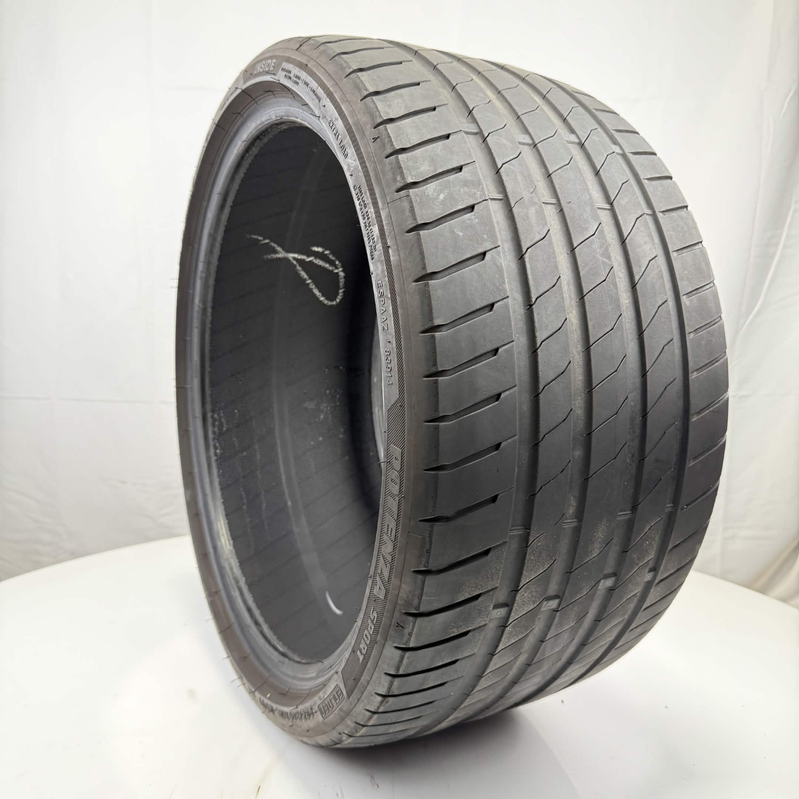 Used 265/30ZR19 Bridgestone Potenza Sport R01 Enliten 93Y 4.5/32 (DOT 25)