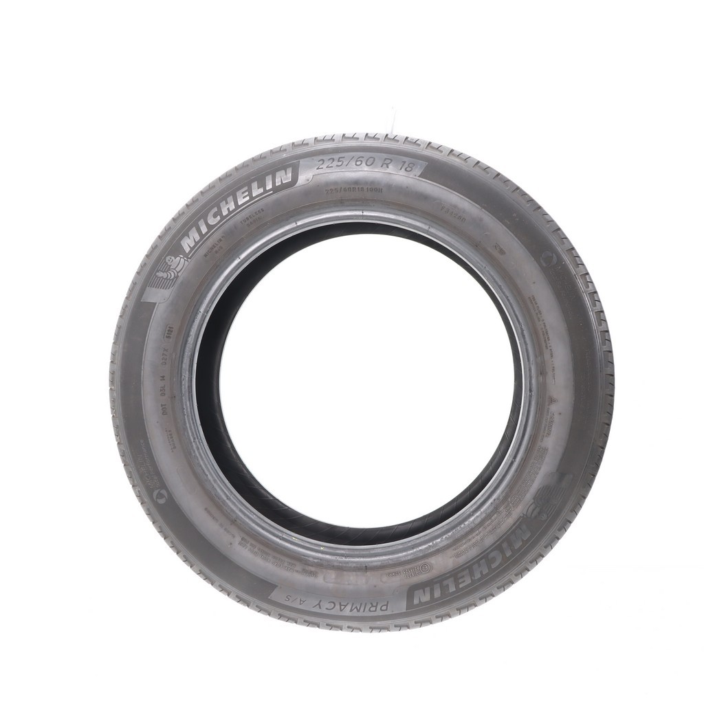 Set of (4) Used 225/60R18 Michelin Primacy A/S 100H – 6.5-7/32