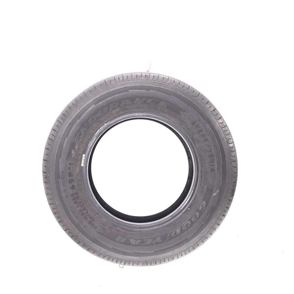 Set of (4) Used ST 205/75R14 Goodyear Endurance 105/101N – 7.5/32