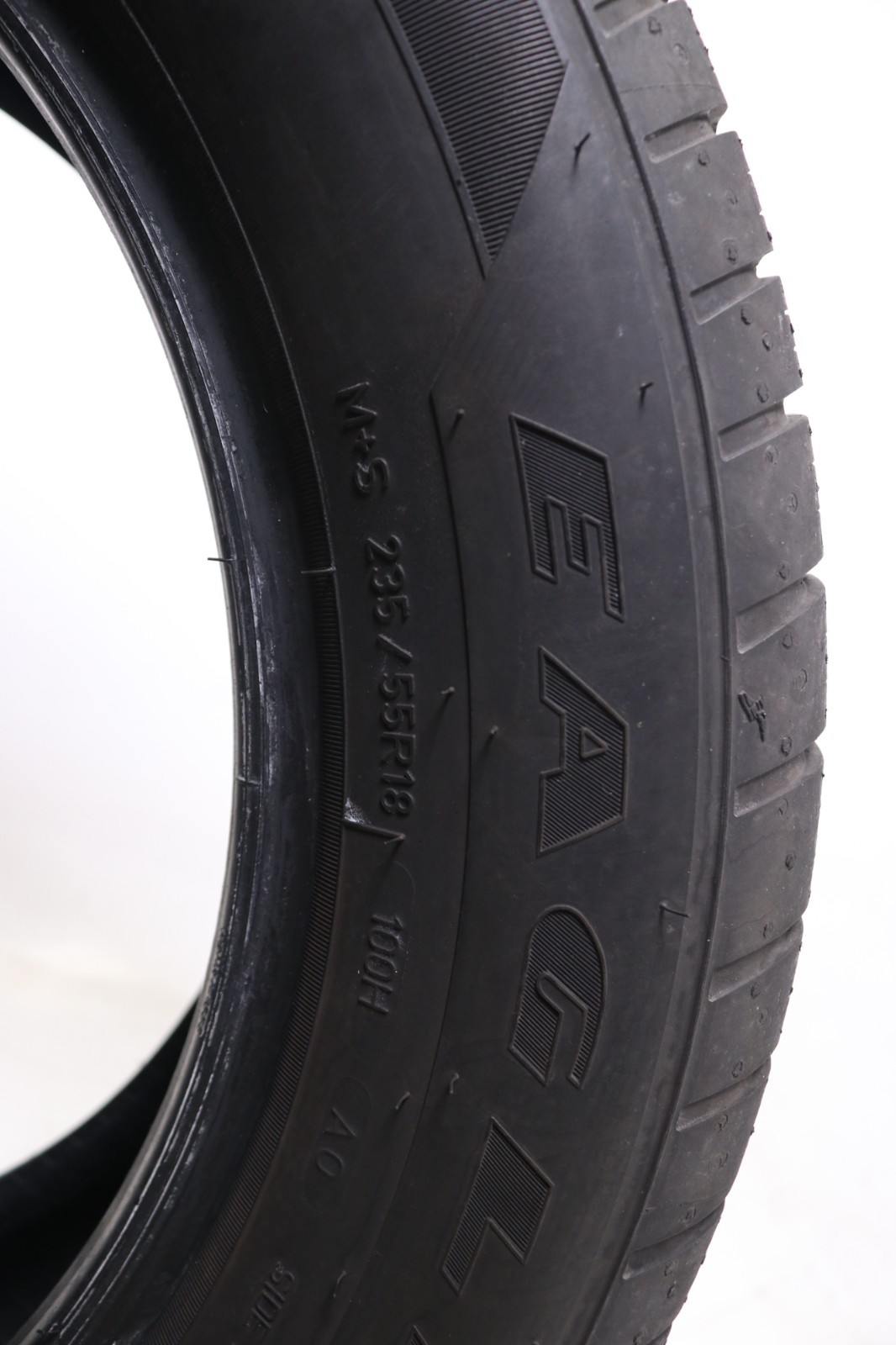 Set of 2 Used 235/55R18 Goodyear Eagle Sport AO – 100H – 8.5-9.5/32
