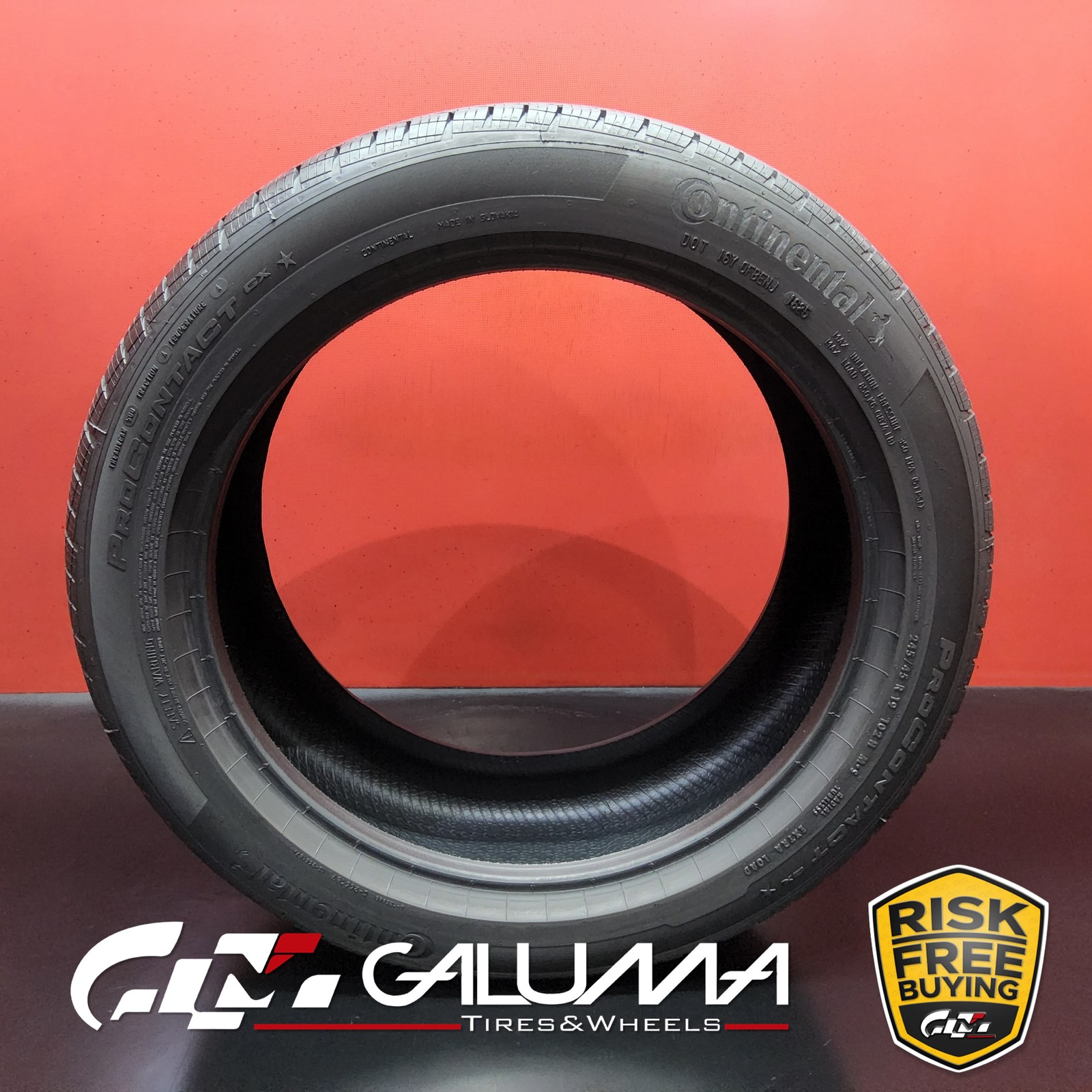 1 Tire LikeNEW Continental ProContact GX ★ XL 245/45R19 245/45/19 102H #95782