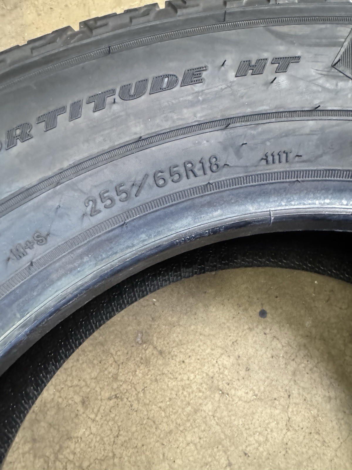 Brand New Tire 255/65R18 Goodyear Wrangler Fortitude H/T 111T
