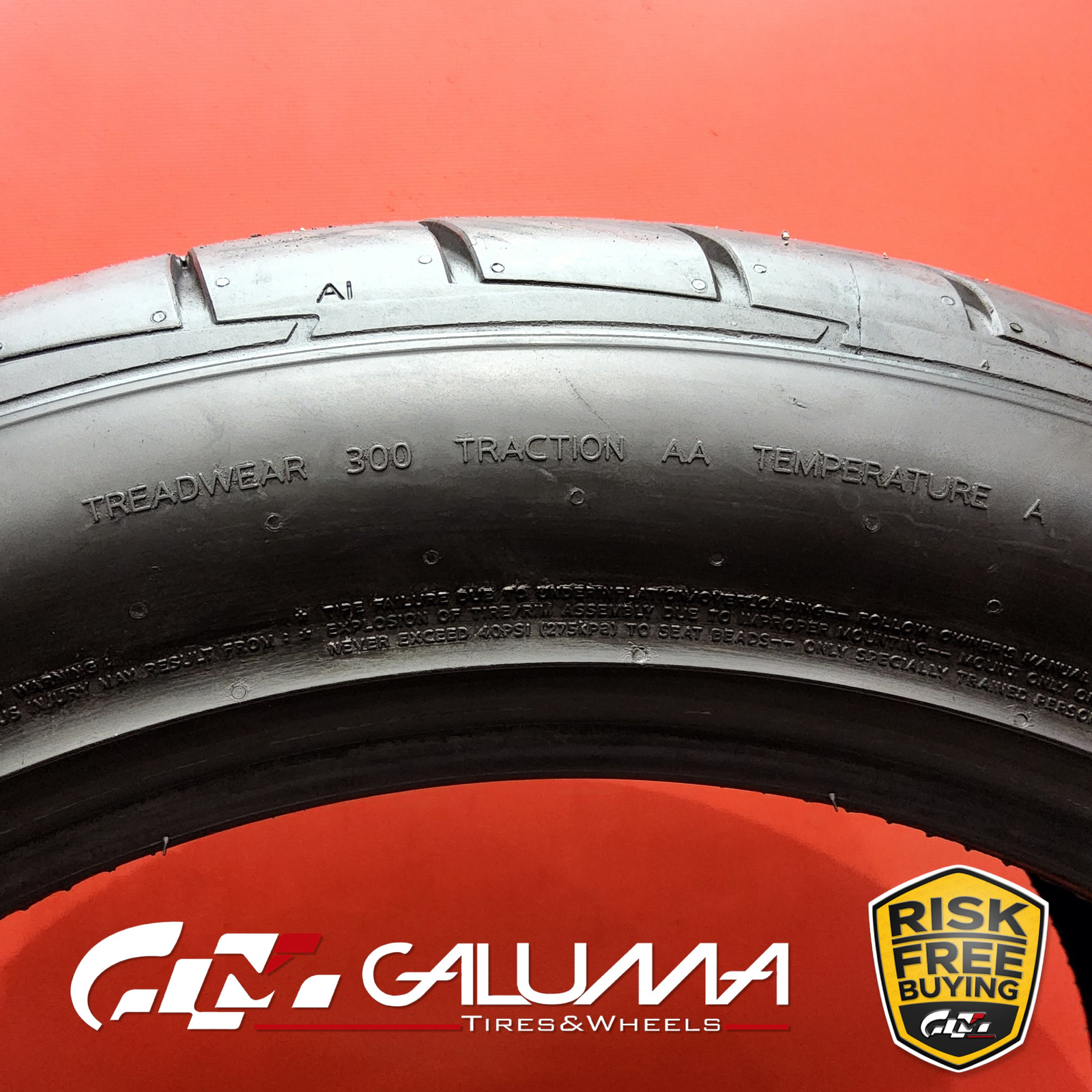 1 (One) Tire LikeNEW Hankook Ventus S1 Evo Z 295/40ZR19 295/40/19 2954019 #87530