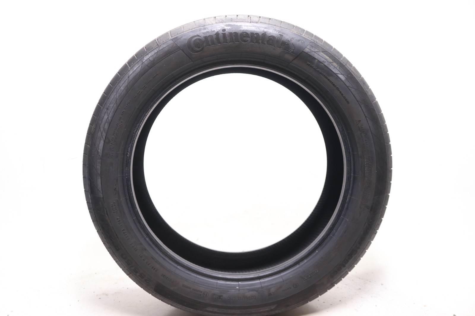 Set of 2 Used 255/50R21 Continental ContiSportContact 5 ContiSilent 109Y 8.5/32