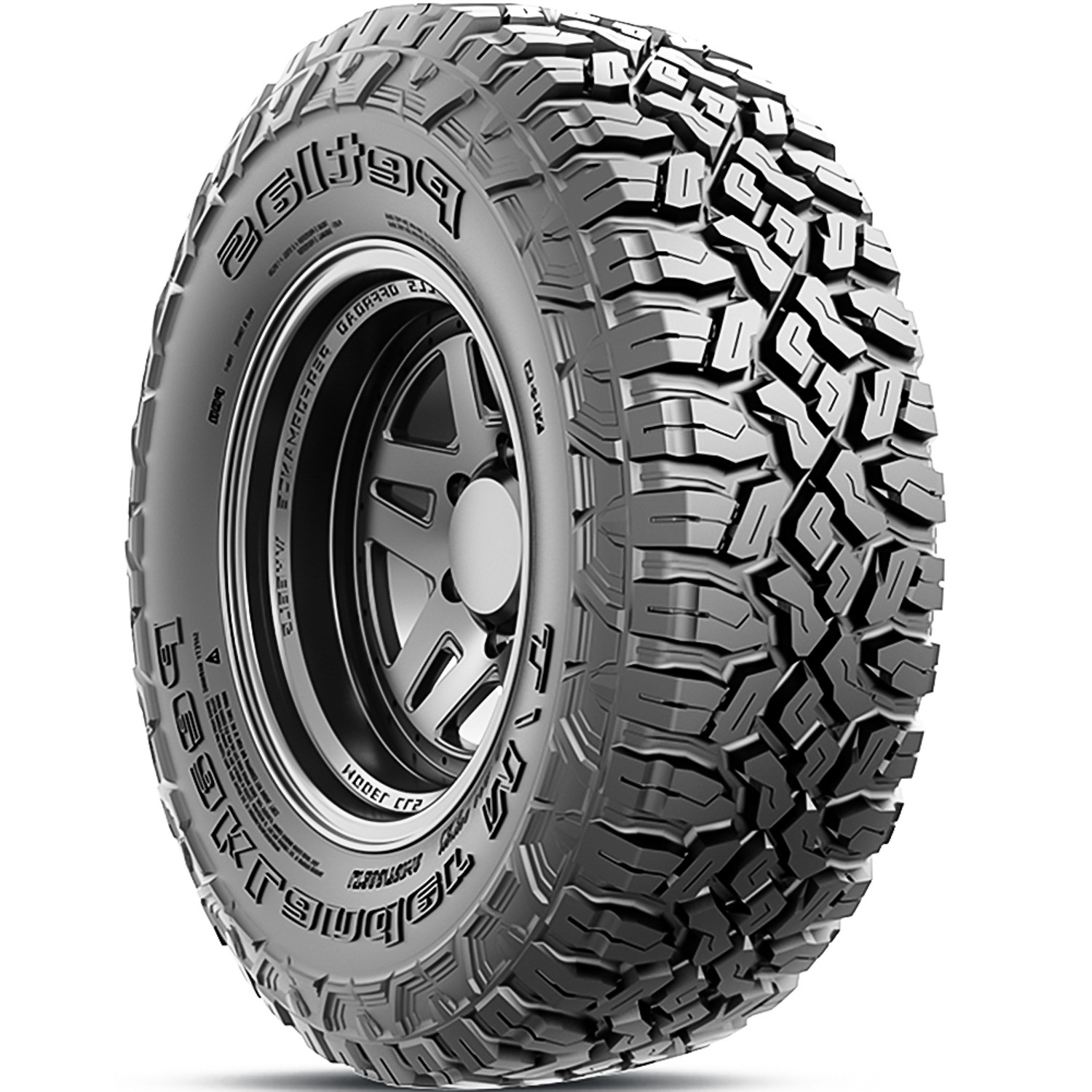 2 Petlas Peaklander M/T 245/75R17 121/118Q E 10 Ply Light Truck Tires