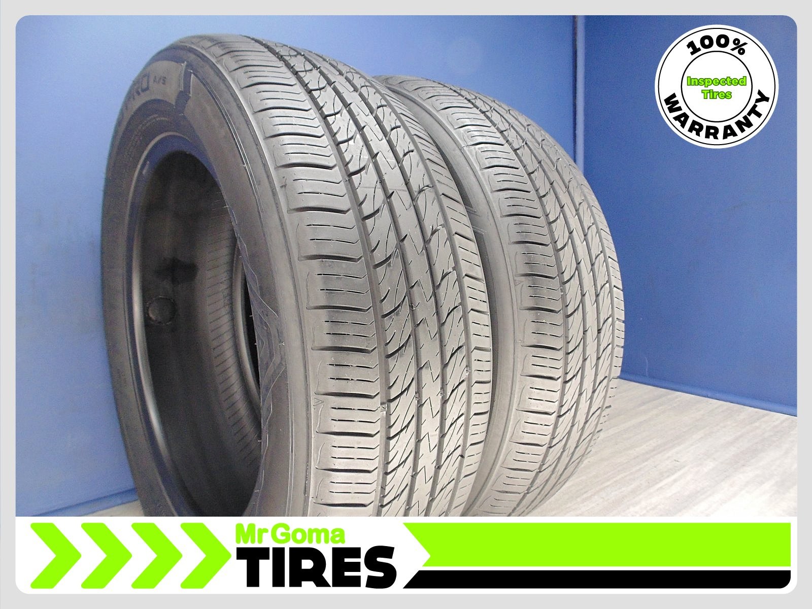 2 ARROYO ECO PRO A/S XL 255/60R18 USED TIRES 7.7/32 TREAD 255/60/18 104V 2556018