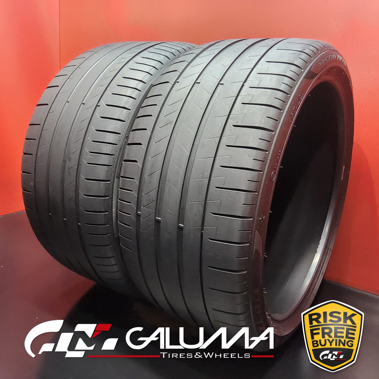 Set of 2 Tires Pirelli P-Zero (PZ4) ★ XL 285/30ZR20 285/30/20 2853020 99Y #95491
