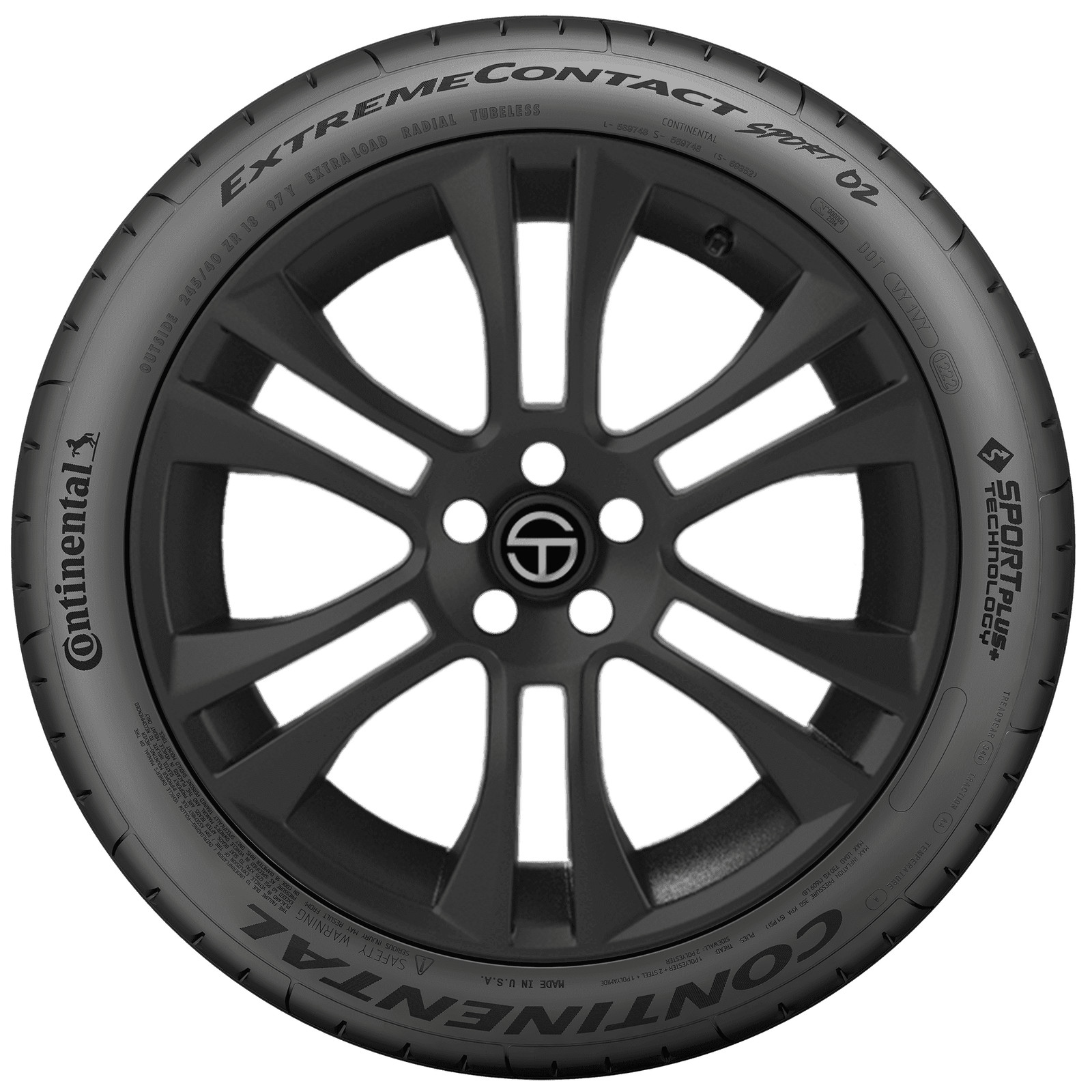 CONTINENTAL EXTREMECONTACT SPORT 02 295/35ZR20 105/Y XL 340 AA A BSW TIRE
