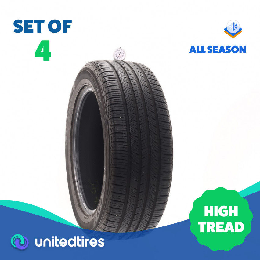 Set of (4) Used 235/55R18 Yokohama YK-CTX 100V – 8-10/32