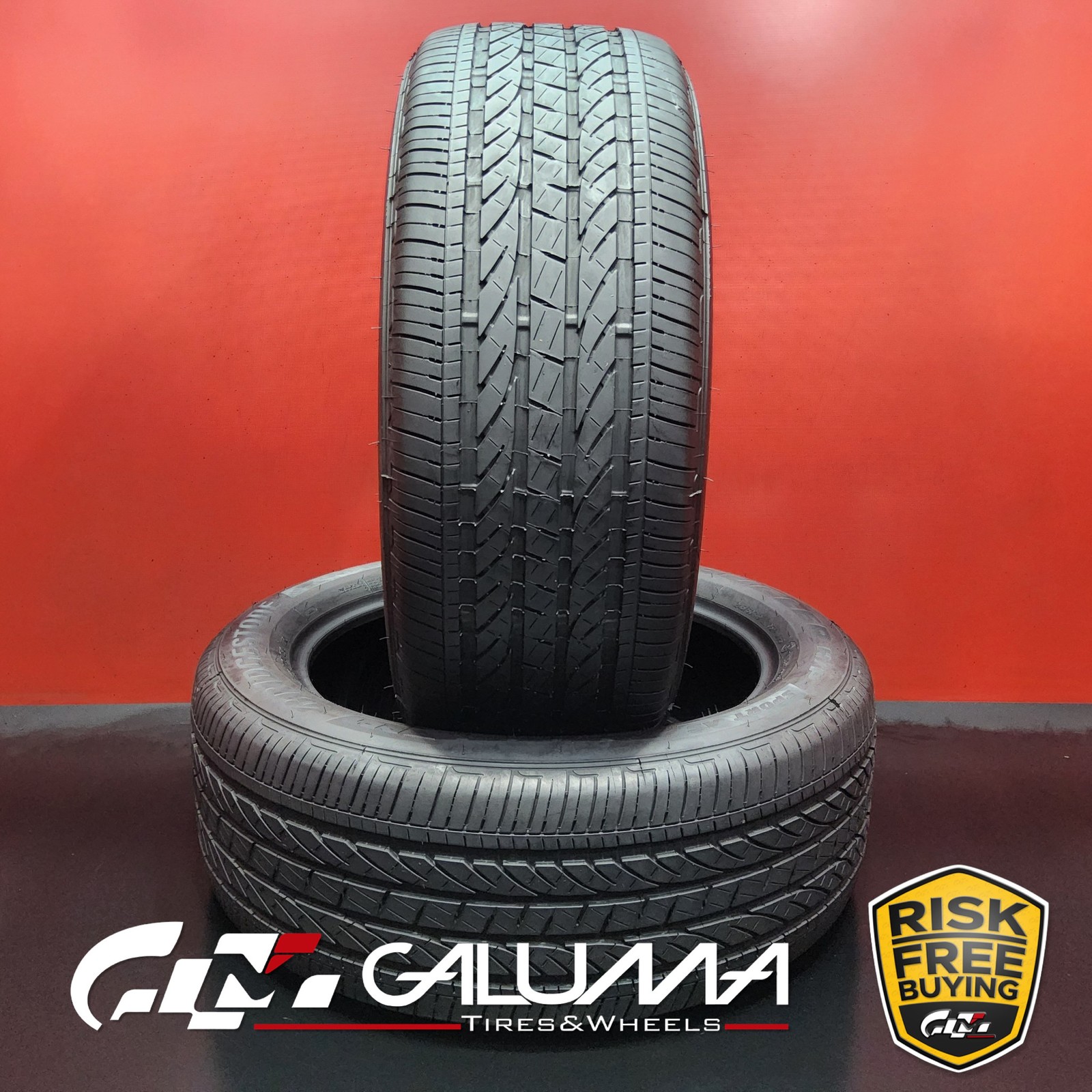 Set of 2 Tires Bridgestone Dueler H/P Sport AS RFT Run Flat ★ XL 245/50R19 94577