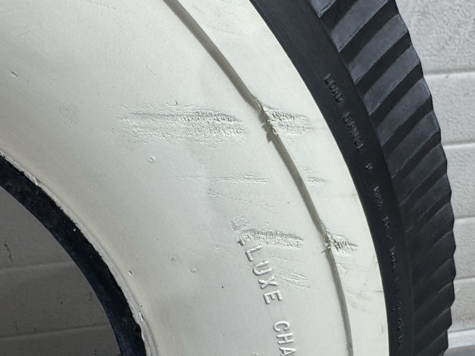 Set Of Firestone Bias Ply Wide White Hot Rod Tires 16” Used