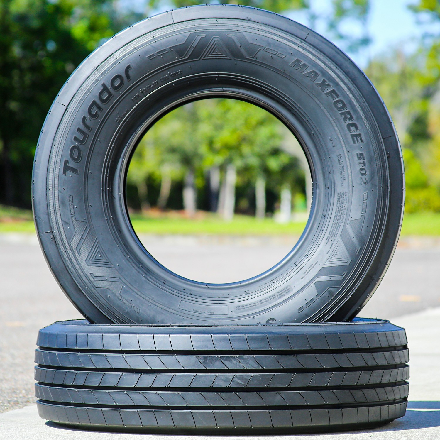 Tire Tourador MaxForce ST02 All Steel ST 235/80R16 Load G 14 Ply Trailer