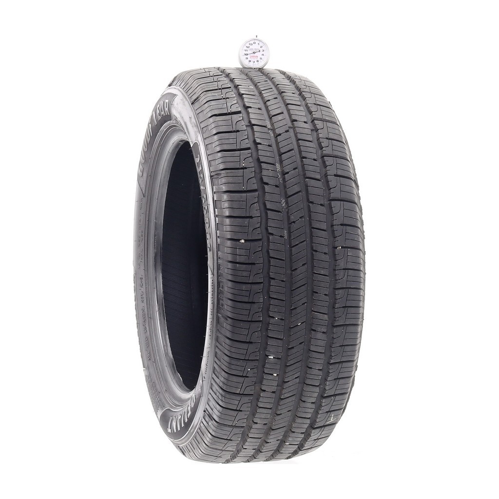 Set of (4) Used 215/55R16 Goodyear Reliant All-season 93V – 8.5-9.5/32