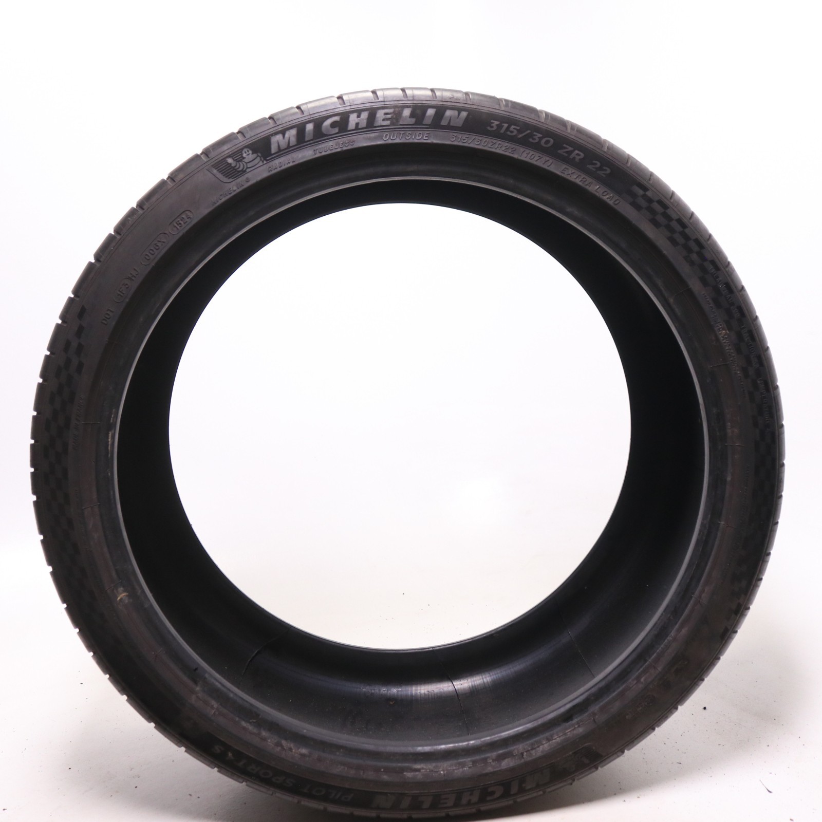 Set of 2 Used 315/30ZR22 Michelin Pilot Sport 4 S – 107Y – 7.5-8/32