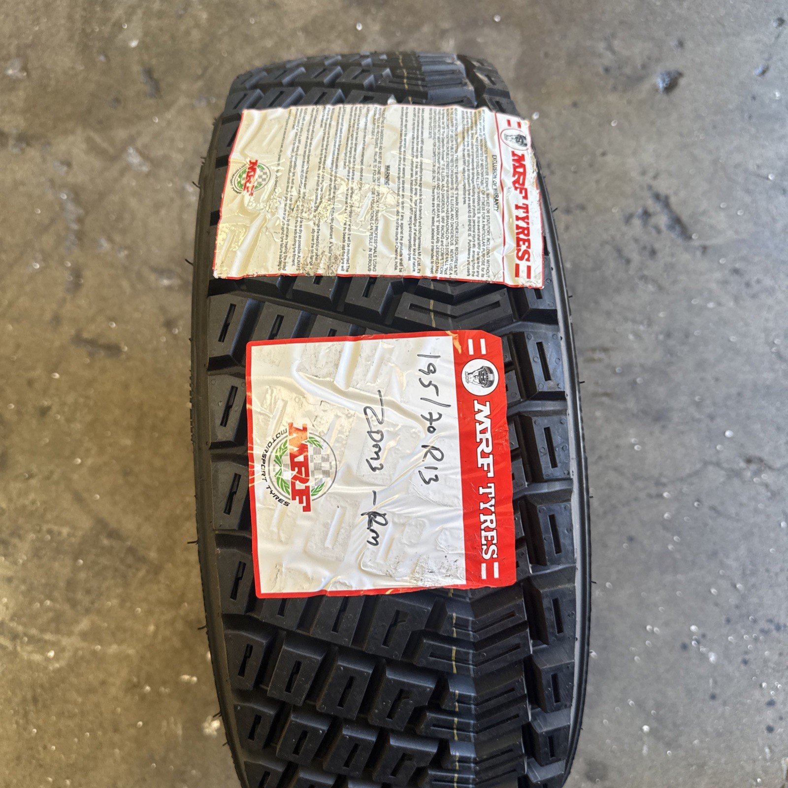 1New 195/70R13 MRF ZDM3 r 89S Motorsport tyres