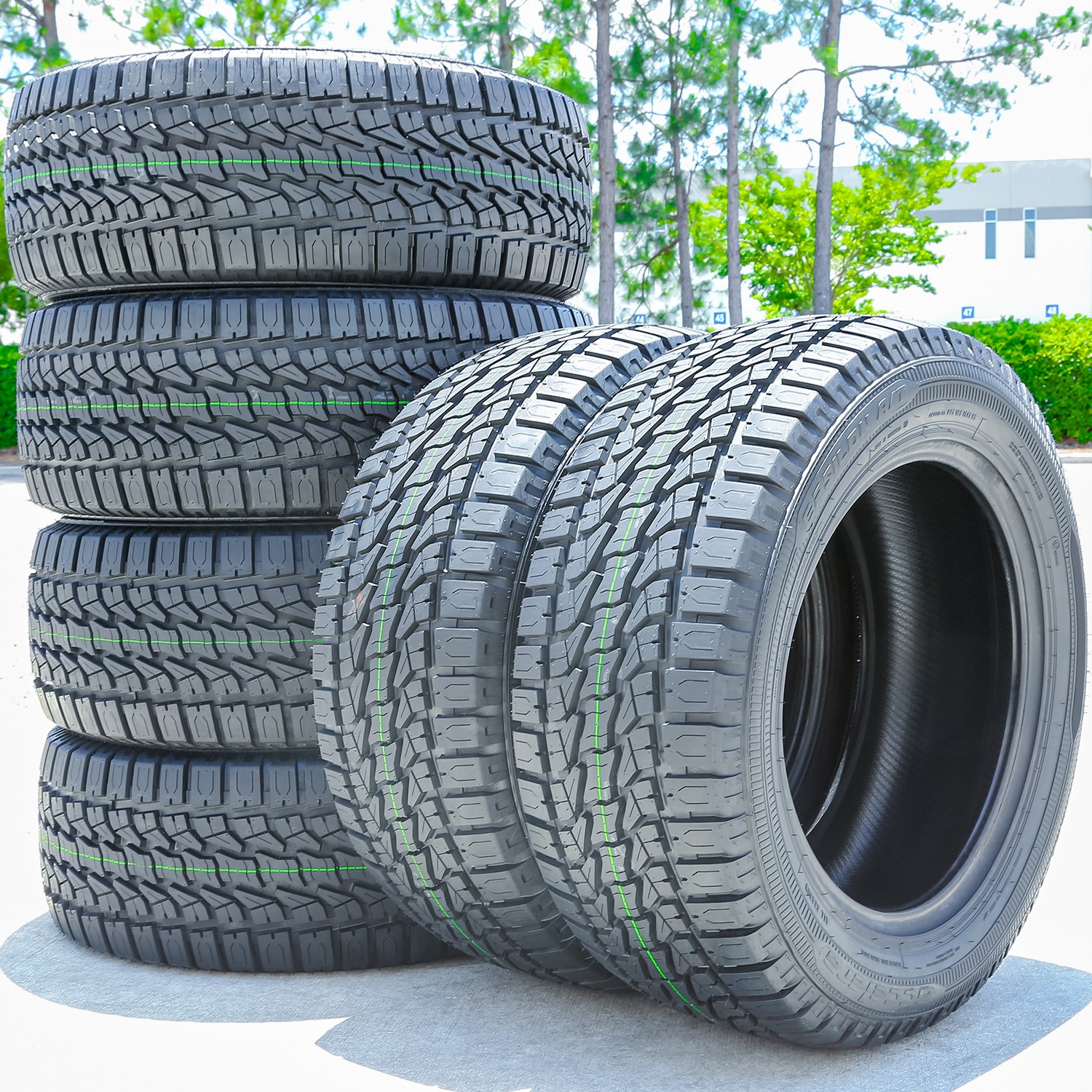 2 New Accelera Epsilon AT Steel Belted 245/75R16 111S A/T All Terrain Tires