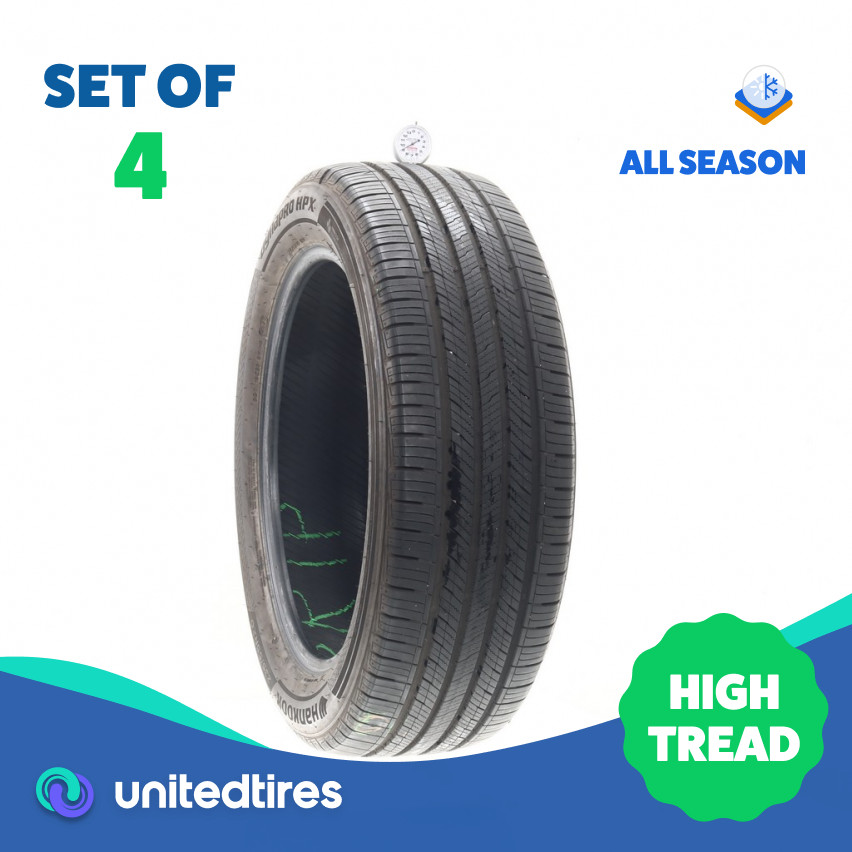 Set of (4) Used 235/55R20 Hankook Dynapro HPX RA43 102V – 9-10/32