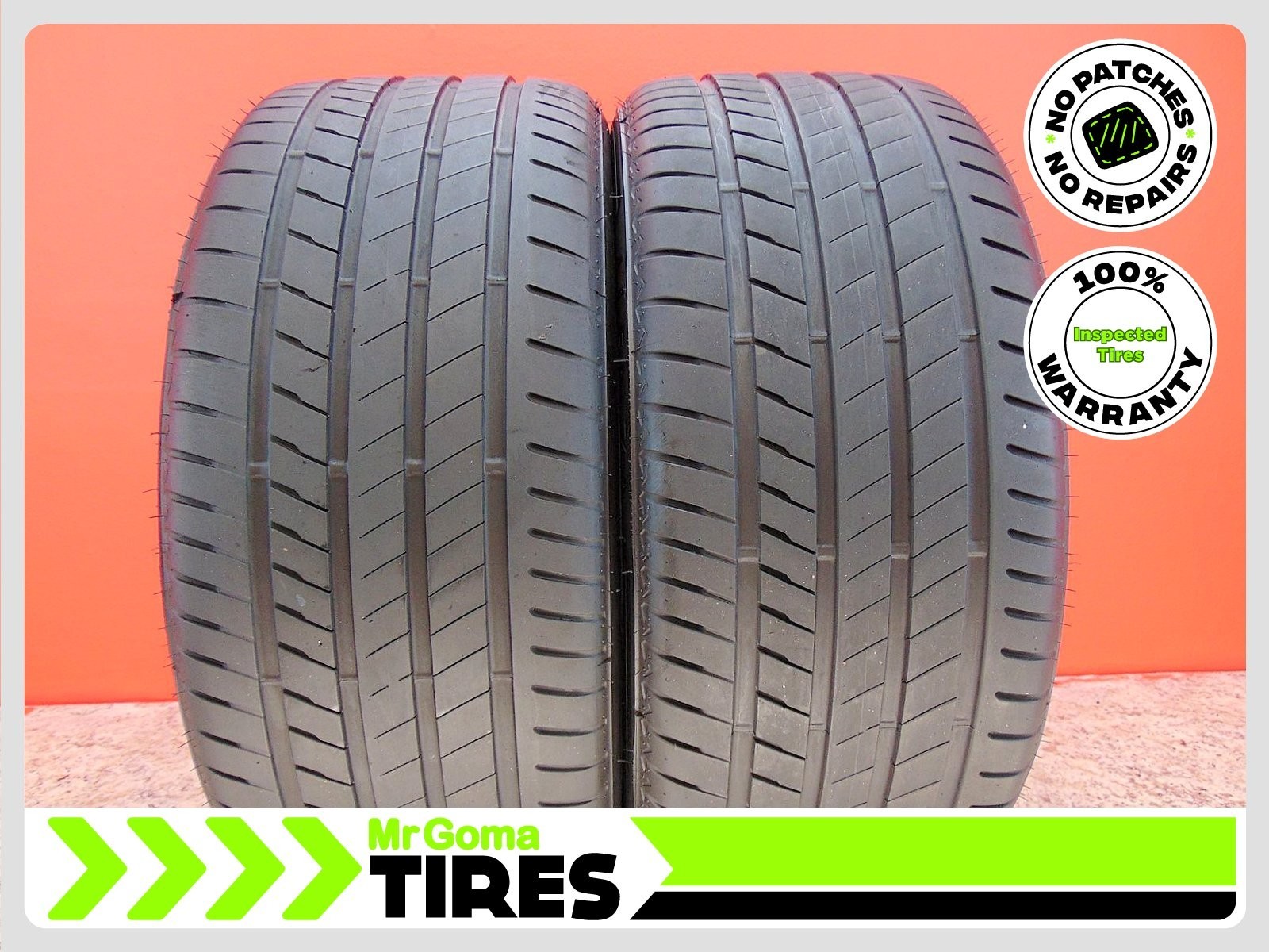 2 BRIDGESTONE ALENZA 001 RSC RFT XL 275/40R20 USED TIRES 7.7/32 TREAD 106W