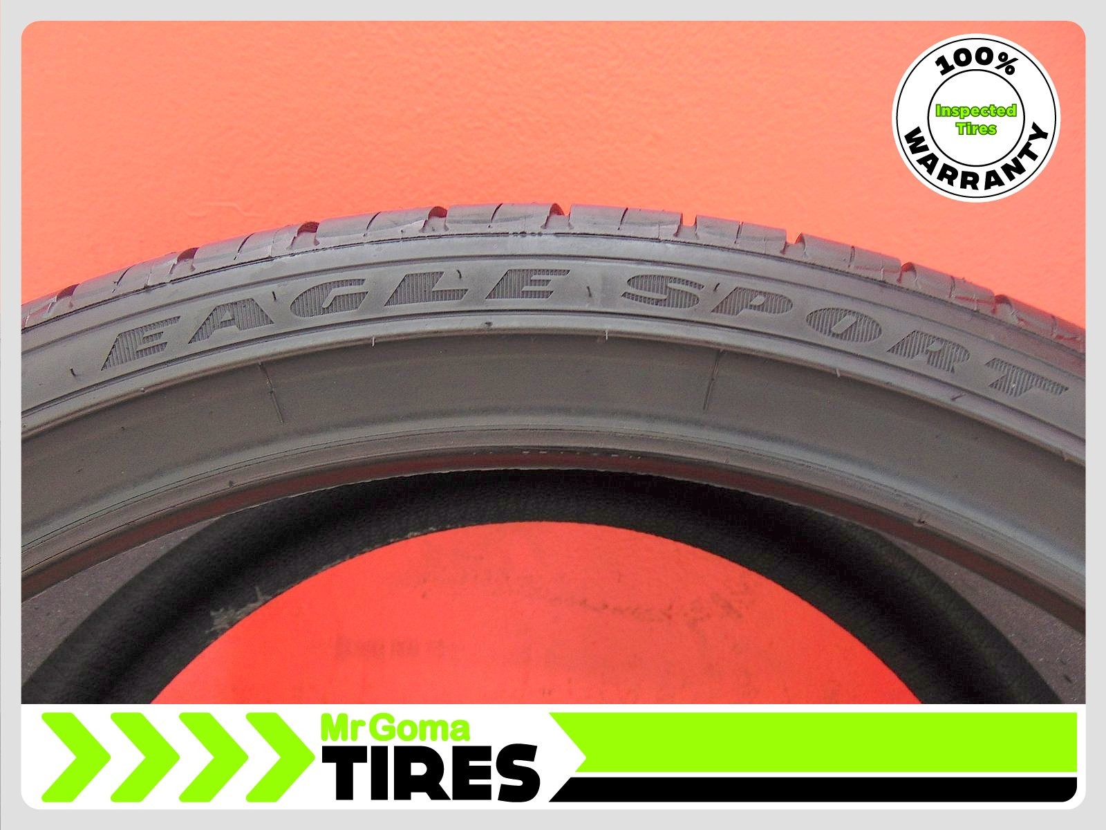 1 GOODYEAR EAGLE SPORT A/S TO XL 295/30R21 USED TIRE 7/32 TREAD TESLA 2953021