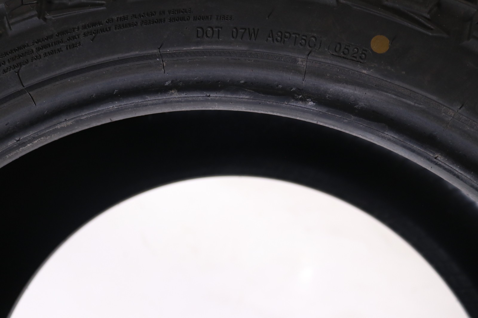 Set of 2 Used 255/50R20 Delinte DX-20 Bandit X/T – 109W – 11.5/32 No Repairs