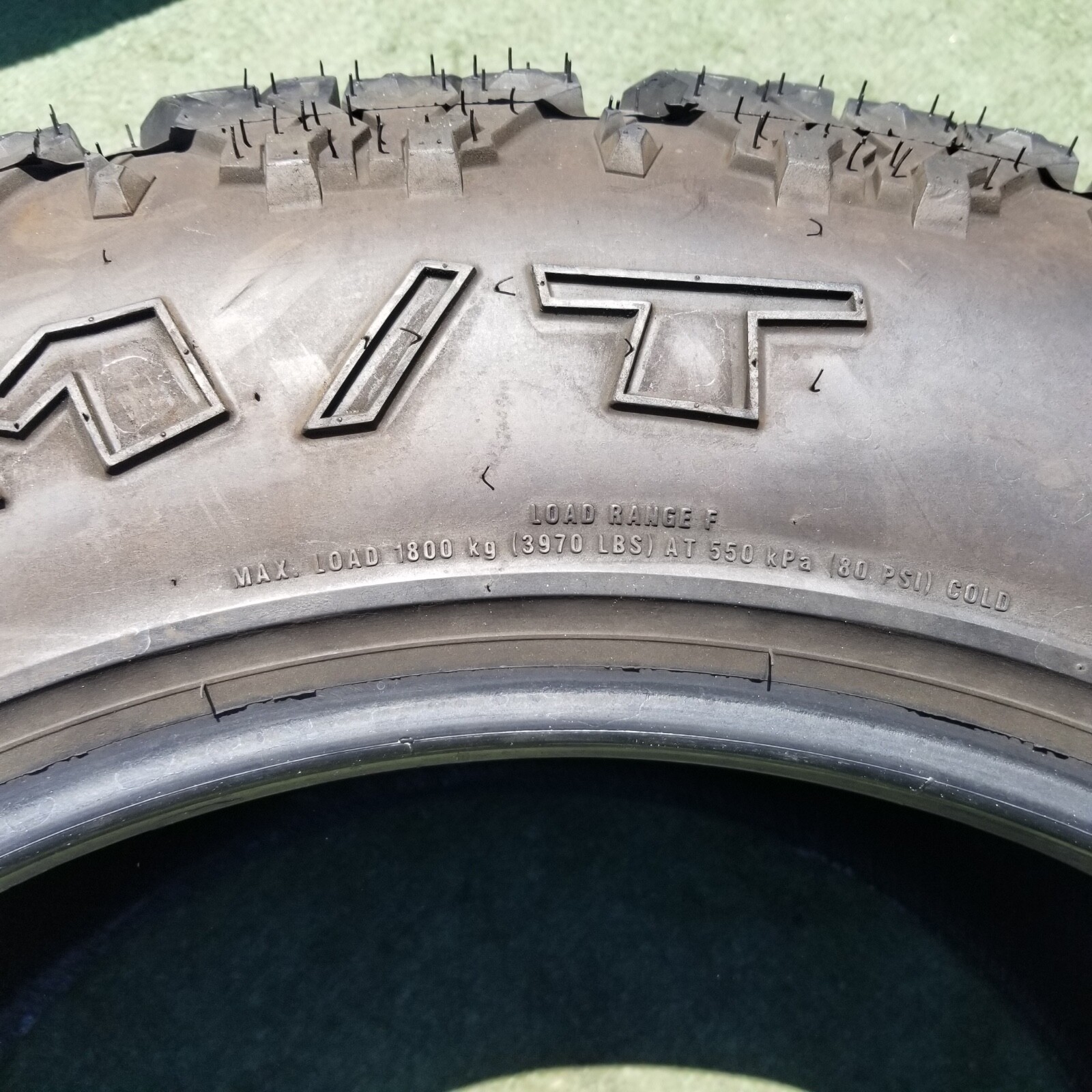 37×13.50R22 Milestar Patagonia M/T Tire 37×13.50R22LT 128Q 12PR 60% Tread 11/32