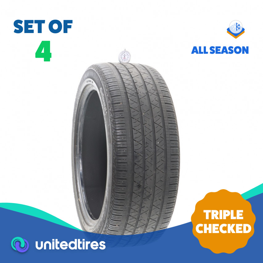 Set of (4) Used 255/45R20 Continental CrossContact LX Sport 105V – 7/32